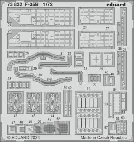 Eduard F-35B 1/72 Photo Etched Set for TAMIYA