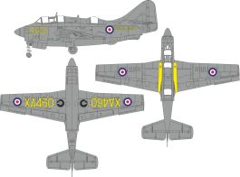 Eduard Gannet AS.1/AS.4 national & a/c marking 1/48 Mask for AIRFIX
