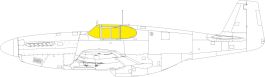 Eduard P-51B/C framed canopy 1/48 MASK for EDUARD
