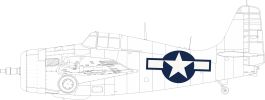 Eduard 1/48 FM-2 US national insignia [Masks], for EDUARD