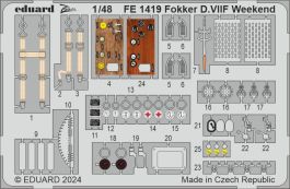Eduard Fokker D.VIIF Weekend 1/48 Zoom Set for EDUARD