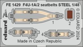 Eduard F4U-1A/2 seatbelts STEEL 1/48 Zoom set for MAGIC FACTORY