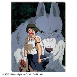 Ensky Puzzle ATB-59 Moro and San Artboard Jigsaw - Canvas Style Princess Mononoke