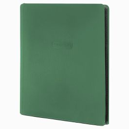 Binder: Zipper: 9-Pocket: Green