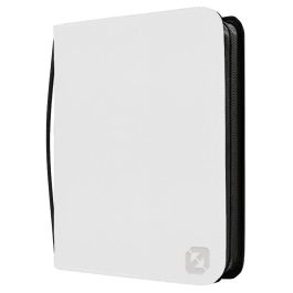 Binder: Zipper: 9-Pocket: Toploaders: White