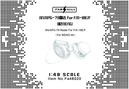 Fab Scale 1/48 AN/APG-79 Radar For F/A-18E/F/G (For MENG Kit)