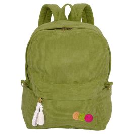 Billie: Full Size Corduroy Backpack: Green