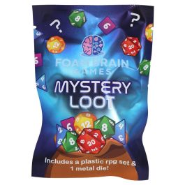 Mystery Loot: Plastic Role Playing Game Dice Set & Bonus Metal Die