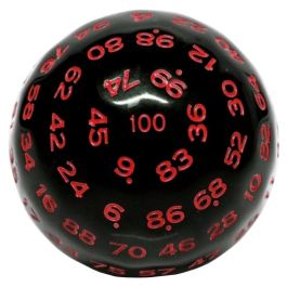 D100: Black Opaque with Red 45mm