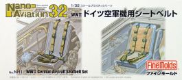 FineMolds 1/32 WWII Luftwaffe German Aircraft Seatbelt Set