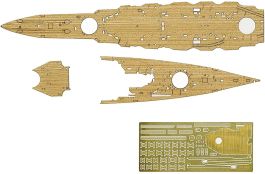 Fujimi 1/700 Wood Deck Seal for IJN Battleship Kirishima (with Ship Name Plate)