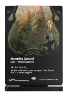 Slab Standee: MTG - Edge of Eternities - Stomping Ground