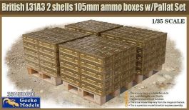 Gecko 1/35 British Ammo & Pallet Set