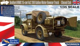 Gecko 1/35 Bedford MWC 15-cwt 4x2 200 Gallon Water Bowser Truck