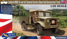 Gecko 1/35 Bedford MWD 15-cwt 4x2 GS Truck