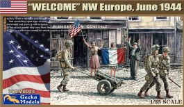 Gecko 1/35 US Paratroopers "WELCOME" NW Europe, June 1944