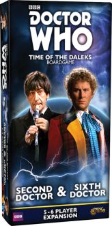 GF9DW005 Gale Force Nine Doctor Who: Time of the Daleks Board Game - Second Doctor and Sixth Doctor 5-6 Player Expansion