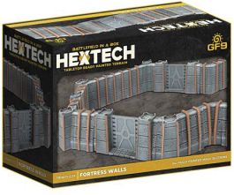 Hextech: Trinity City - Fortress Walls (x24) - Grey