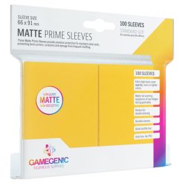 Deck Protection Sleeves: Matte Prime: YE (100)