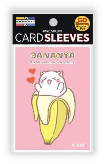 Bananya Standard Sleeves: Lovey Bananya (Pink)