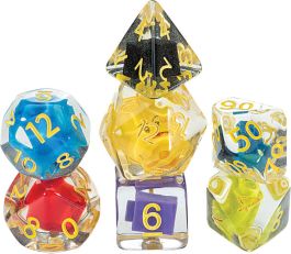 Inclusion Dice: Block Head (7 Polyhedral Dice Set)