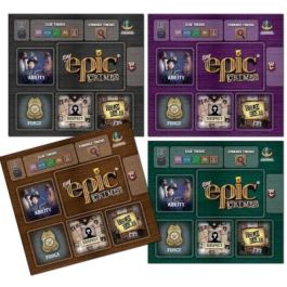 Tiny Epic Crimes: 4 Pack Player Mats Retail Packed