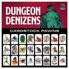 Dungeon Denizens: Cardstock Pawns (5th Edition or DCC)