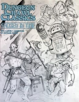 Dungeon Crawl Classics RPG: #079 - Frozen in Time Sketch Cover