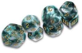DCC Dice: Thracian Smoky Sacrifice Dice Set (7 dice set)