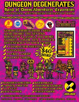 Dungeon Degenerates: Adventurers Expansion