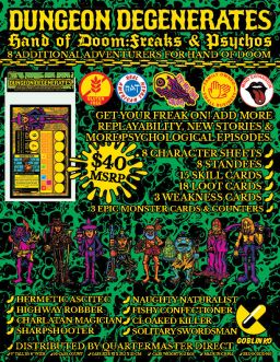 Dungeon Degenerates: Freaks & Psychos Expansion