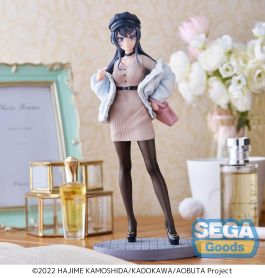 SEGA Rascal Does Not Dream of a Bunny Girl Senpai Series Mai Sakurajima Casual Clothes Luminasta Figure