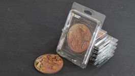 Gamers Grass Battle Ready Bases - Badlands - Round 100mm (x1)