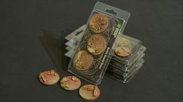 Gamers Grass Battle Ready Bases - Badlands - Round 50mm (x3)
