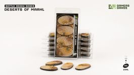Gamers Grass Battle Ready Bases - Deserts of Maahl - Oval 60mm (x4)