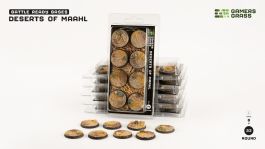 Gamers Grass Battle Ready Bases - Deserts of Maahl - Round 32mm (x8)