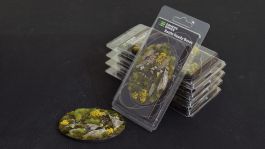Gamers Grass Battle Ready Bases - Highland - Oval 105mm (x1)