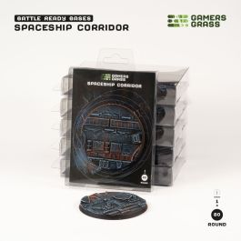 Gamers Grass Battle Ready Bases - Spaceship Corridor - Round 80mm (x1)