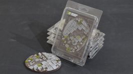Gamers Grass Battle Ready Bases - Temple - Oval 120mm (x1)