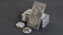 Gamers Grass Battle Ready Bases - Temple - Round 60mm (x2)