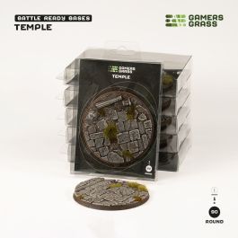 Gamers Grass Battle Ready Bases - Temple - Round 90mm (x1)