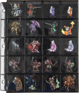Geek Tank Games  Minis: Custom Storage Sheets