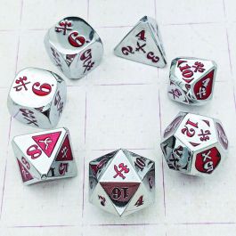 Slashing Damage - Metal, Chrome/Red (7)