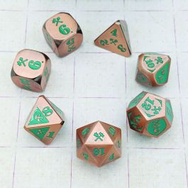 Bludgeoning Damage - Metal, Copper/Teal (7)