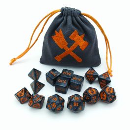 Bludgeoning Damage - Acrylic, Marble/Copper (14)