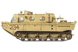 Hobby Boss 1/72 German Land-Wasser-Schlepper (LWS) amphibious tractor Early production
