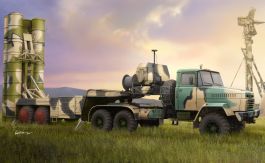 Hobby Boss 1/35 Russian KrAZ-260B Tractor with 5P85TE TEL S-300PMU
