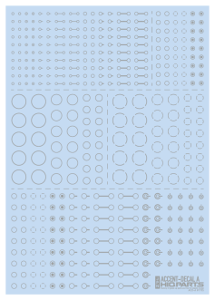 HiQ Parts Accent Decal A Light Gray (1pc)