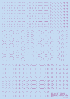 HiQ Parts Accent Decal A Light Purple (1pc)