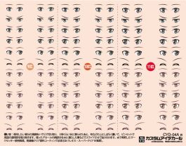 HiQ Parts Custom Eye Decal 1/12 4-A (1pc)